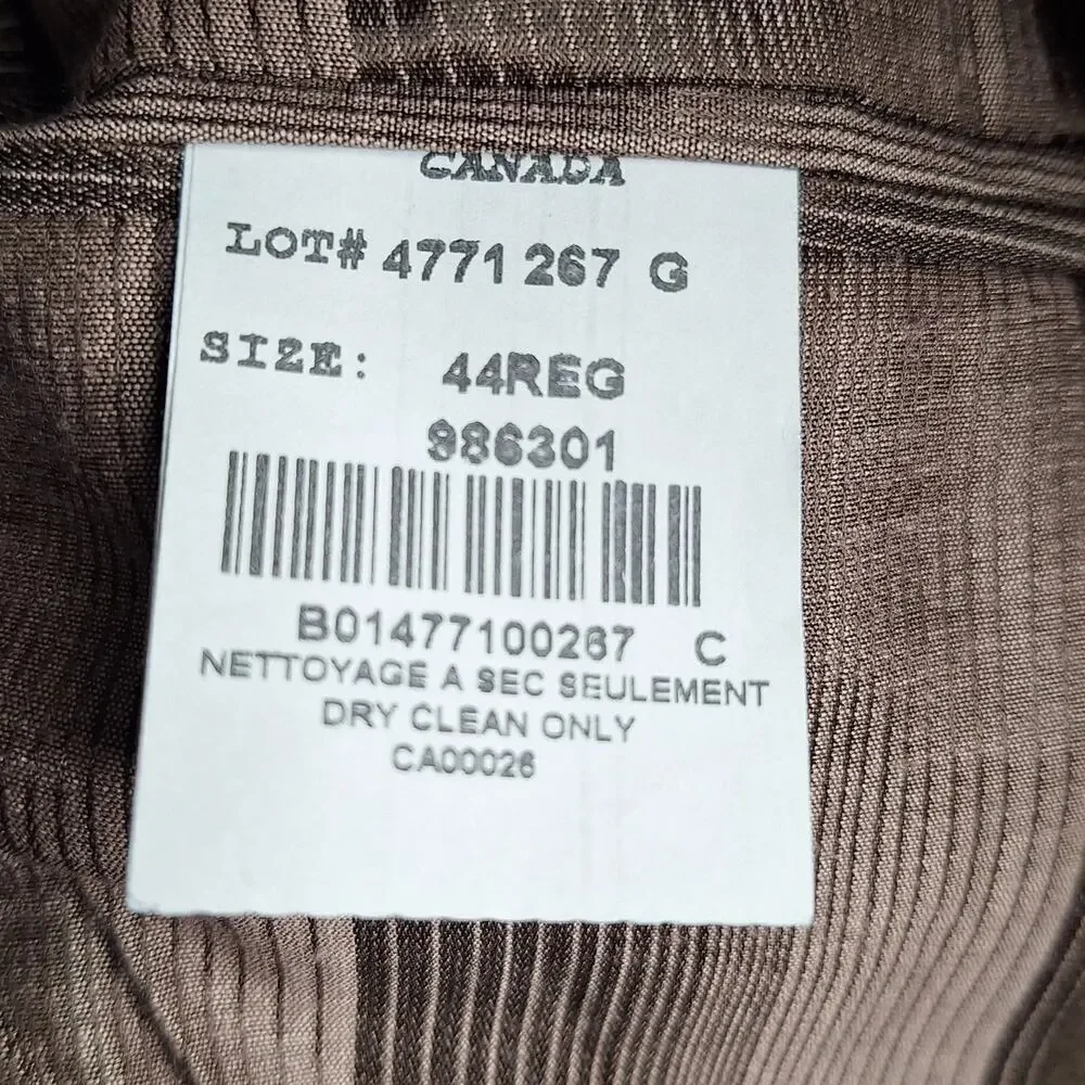 Arnold Brant Men's Blazer Suit Jacket 44R Colombo 100% Pure Cashmere 3 Button